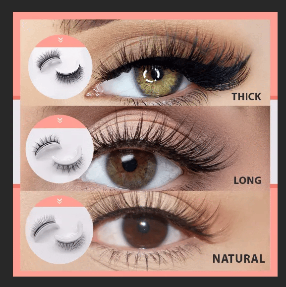 $7.99🔥WATERPROOF 🔥SELF-ADHESIVE EYELASHES