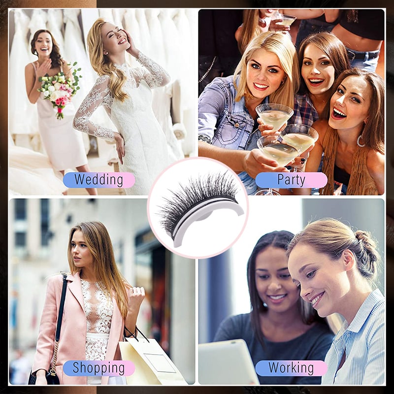$7.99🔥WATERPROOF 🔥SELF-ADHESIVE EYELASHES